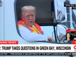 Trump Shows Up In Garbage Truck After Biden Calls Supporters Garbage