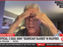 Actor Breaks Down In Tears On CNN After Losing Home In LA Fires